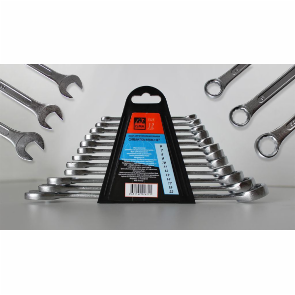 Sada očkoplochých klíčů WMC TOOLS 5123 12 ks
