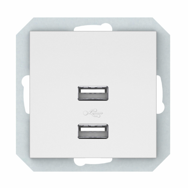 USB nabíječka VILMA QR1000, mat. bílá barva