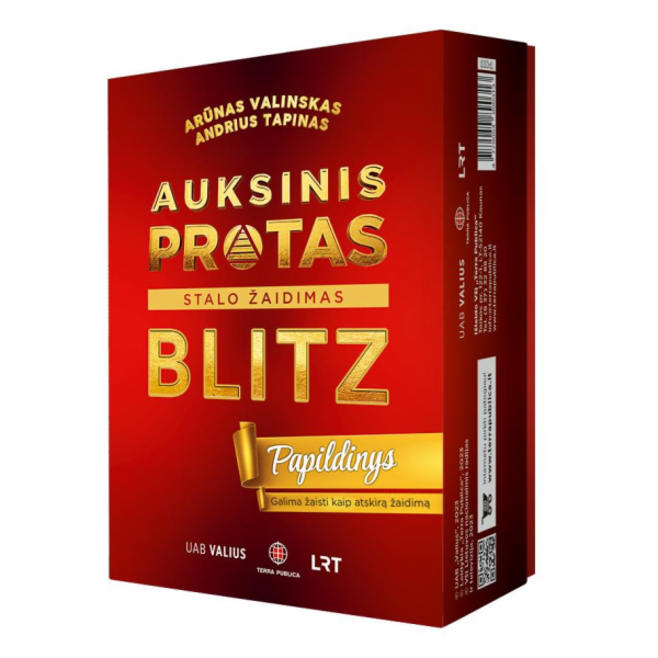 Doplněk ke stolní hře Golden Mind. BLITZ
