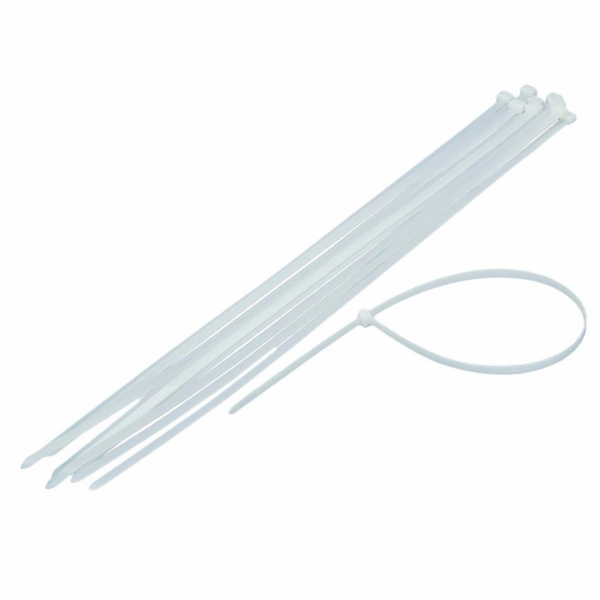 UPEVŇOVACÍ POPRUHY 3,5X140MM BÍLÉ 100KS