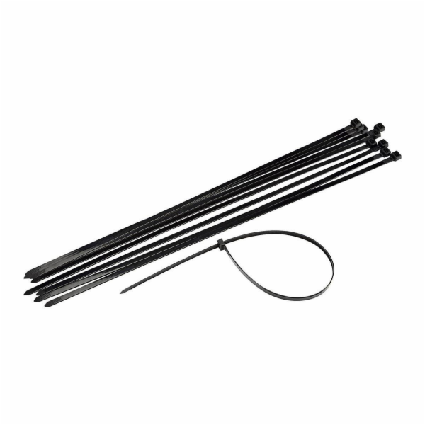 UPEVŇOVACÍ POPRUHY 2,5X100MM ČERNÉ 100KS
