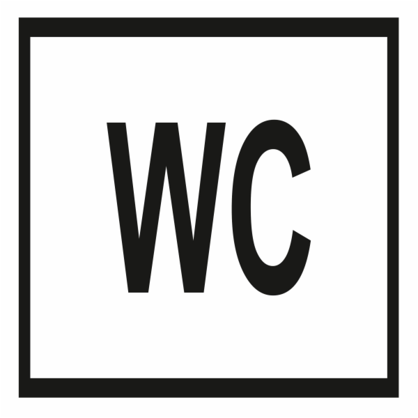 Samolepka na WC 120x120mm
