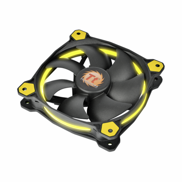 Thermaltake Riing 14 LED Žlutá 140x140x25, skříňový venti...