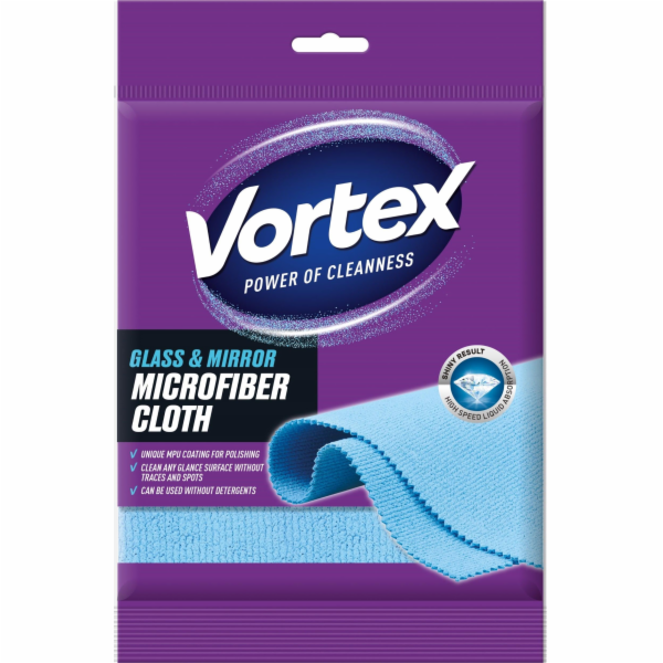 Cloth Vortex Glass & Mirror, modrá