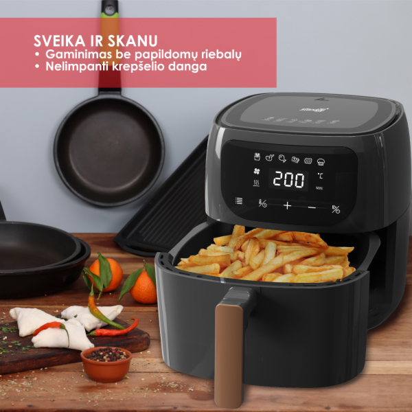 V horkovzdušné fritéze Standart AO60A-R