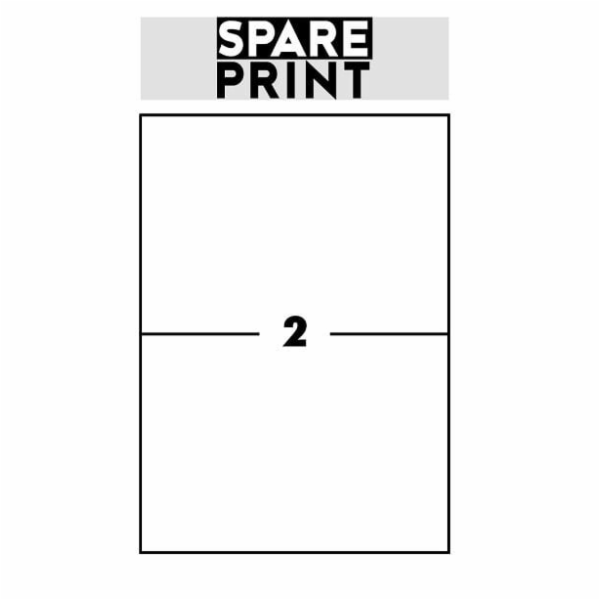 SPARE PRINT PREMIUM Samolepicí etikety bílé, 100 archů A4...
