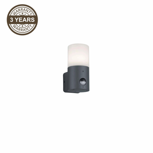 Lampa Domoletti ORTE 14216-PIR, 40W, E27, IP44, černá