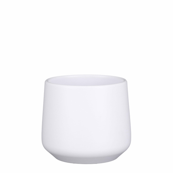 Hrnec Mica Amber 1087663, keramika, H 17 cm, bílý