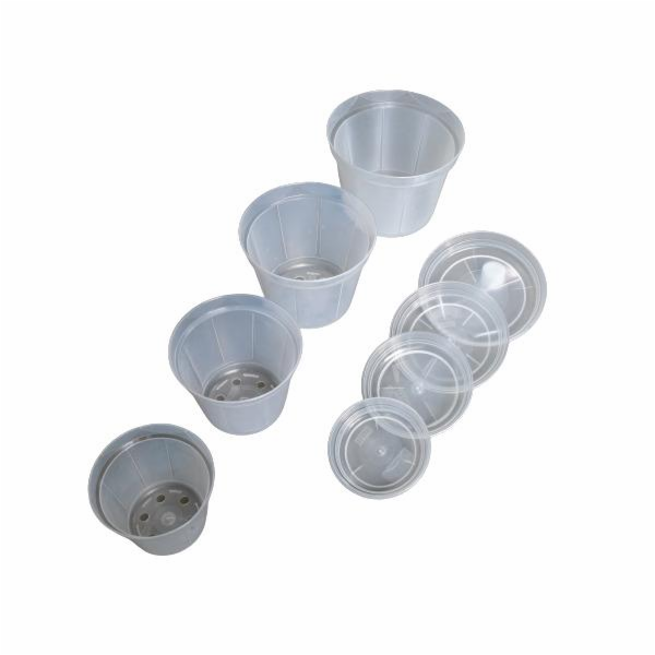 Talíř pod hrnce Uniplastex UPOO11, transparentní, 11 cm
