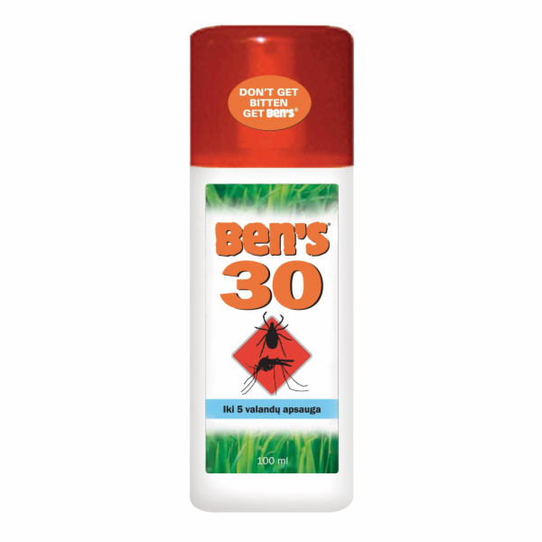 Repelent proti komárům BEN S 30, 100 ml