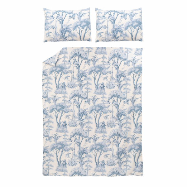 POTAH KOMPL SATIN TROPICAL EDEN 200X220