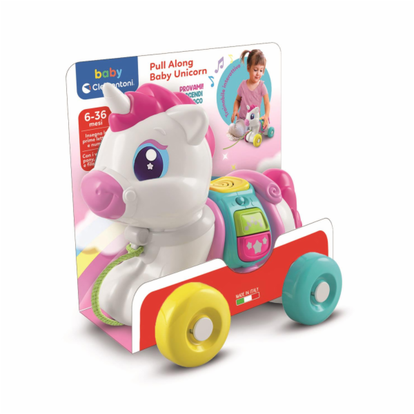 Vzdělávací hračka Clementoni Play Along Baby Unicorn