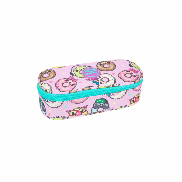 COOLPACK Penál Happy Donuts, modro/růžový