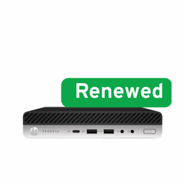 HP RENEW | Třída A | Stolní mini počítač ProDesk 600 G4 |...