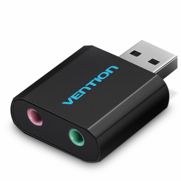 Vention VAB-S17-B zvuková karta 2.1 kanály/kanálů USB