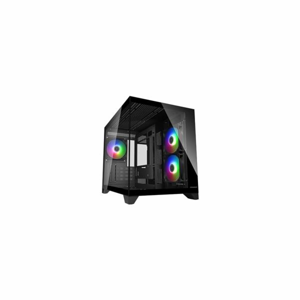 COUGAR PC skříň FV150 RGB Black Mini tower (poškozený oba...