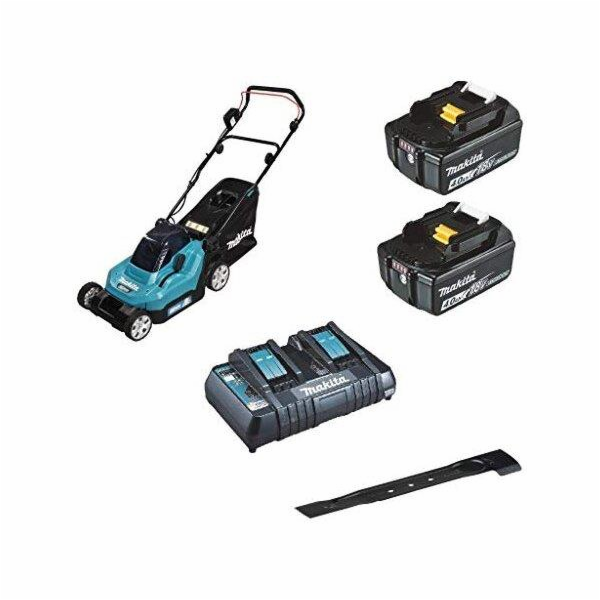 Makita akumulátorová sekačka na trávu DLM382PM2, 36V (2x18V)