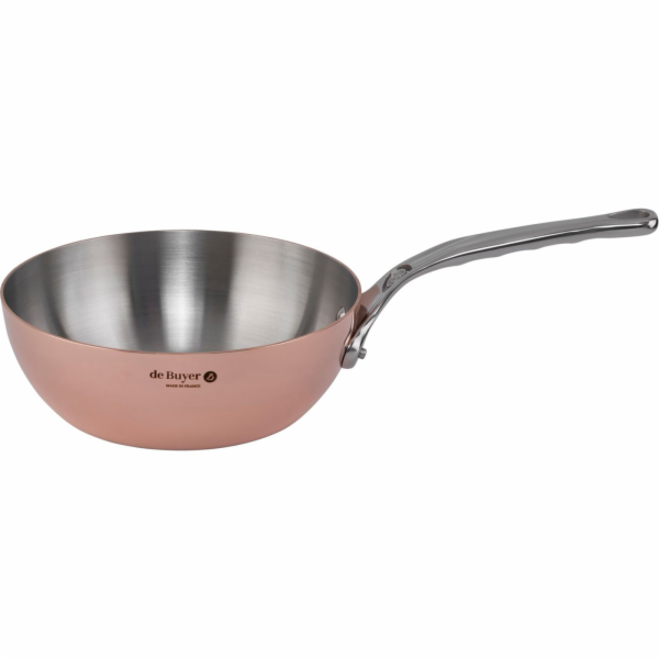 De Buyer Prima Matera Sauté Pan Copper/steel 20cm curved ...