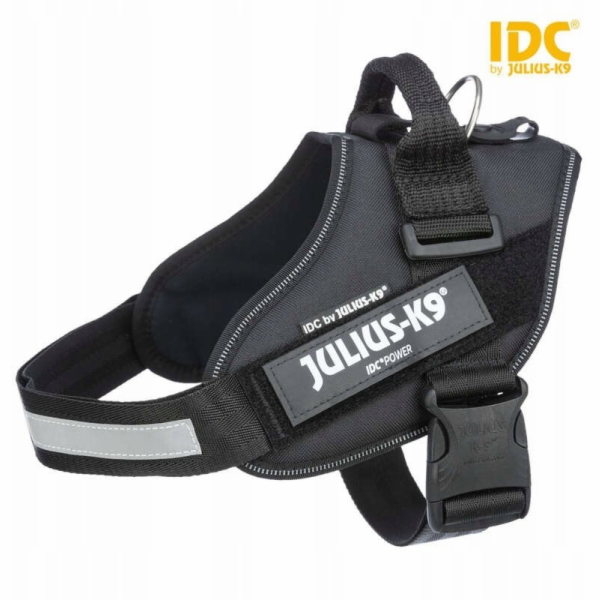 Trixie postroj Julius-K9® IDC , 3/XL: 82-115 cm/50 mm, černý