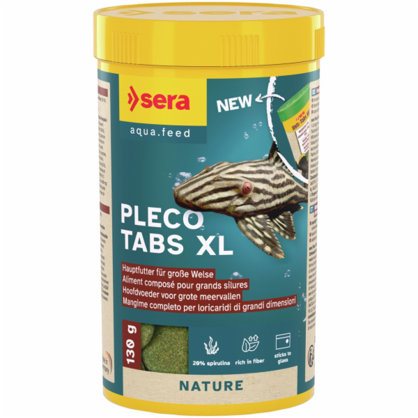 Sera Catfish Tabs Nature XXL 250 ml, tableta - krmivo pro...