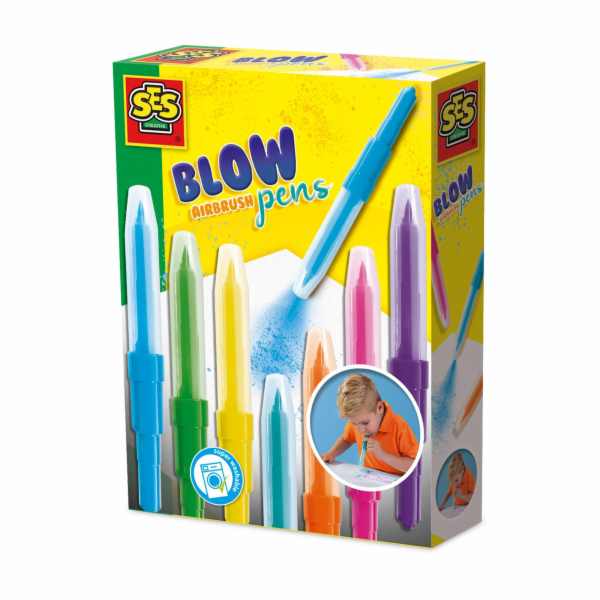 SES Kreativní zábava - Barvení s foukáním