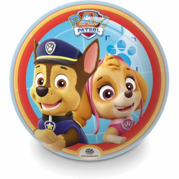 Mondo 06/017  Míč potištěný PAW PATROL - Tlapková patrola