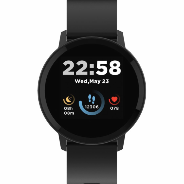 CANYON smart hodinky Lollypop SW-63 BLACK, 1,3" IPS displ...