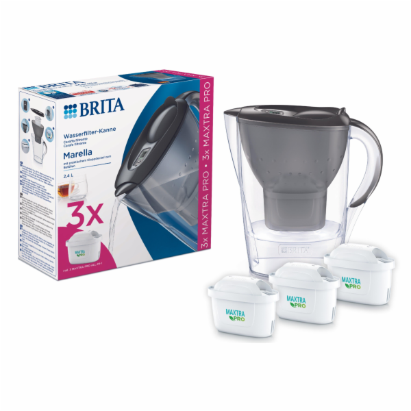 Brita startovací sada Marella graphite vč. 3 Maxtra