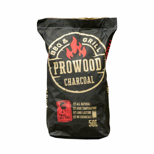 Dřevěné uhlí ProWood ANGL50, 50 l