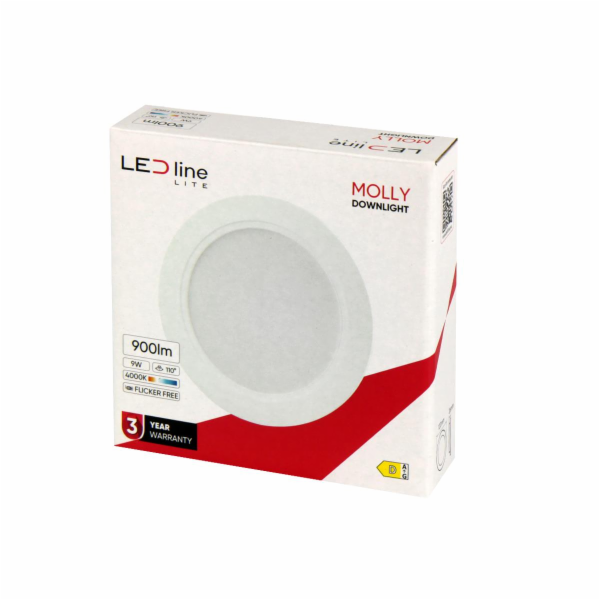 Instalovaná lampa LED Line MOLLY, 9W, 4000°K, LED