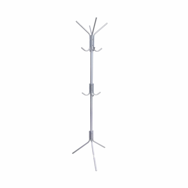 Věšák na šaty Domoletti DR-KA697, 175 cm, stříbrný