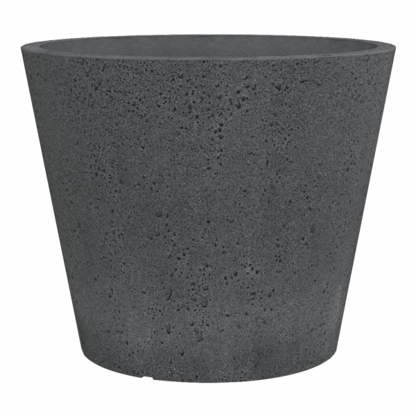 Hrnec Scheurich Stony Black, plast, O 47 cm