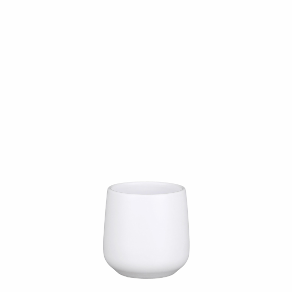 Hrnec Mica Amber 1094363, keramika, O 8 cm, bílý