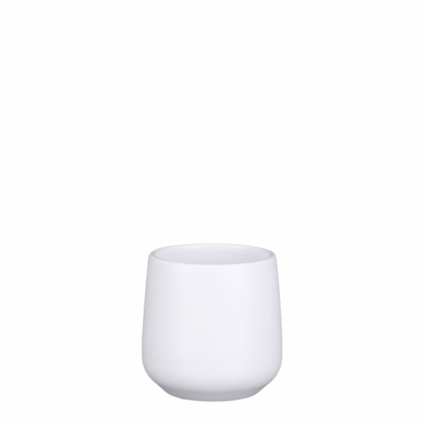 Hrnec Mica Amber 1087661, keramika, H 12 cm, bílý