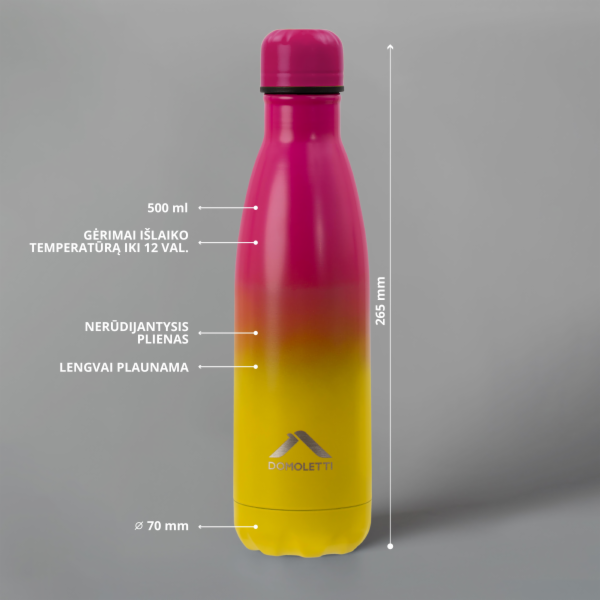 Termo napáječka Domoletti, smetanová, 0,5l