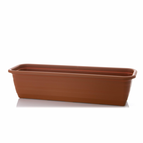 Hrnec Lamela 500-31, plast, O 50 x 18 cm, hnědý
