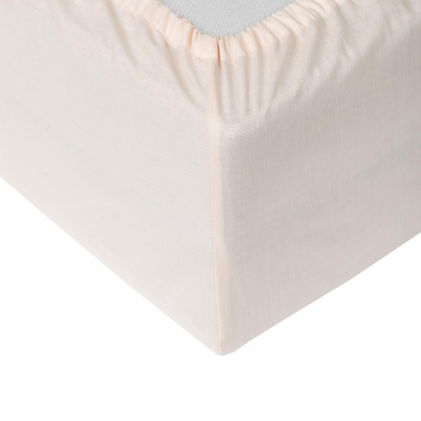 PROSTĚRADLO S GUMOU SATÉN 200X200+25 PÍSK