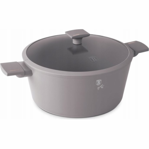 Kastrol s titanovým povrchem a poklicí 30 cm Taupe Collec...