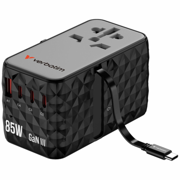 Verbatim Charge´n´Travel Diamond 85W Retr. Cable CNT-02  ...