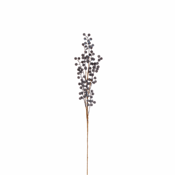 Vánoční ozdobná větev Christmas Touch, modrá, 60 cm