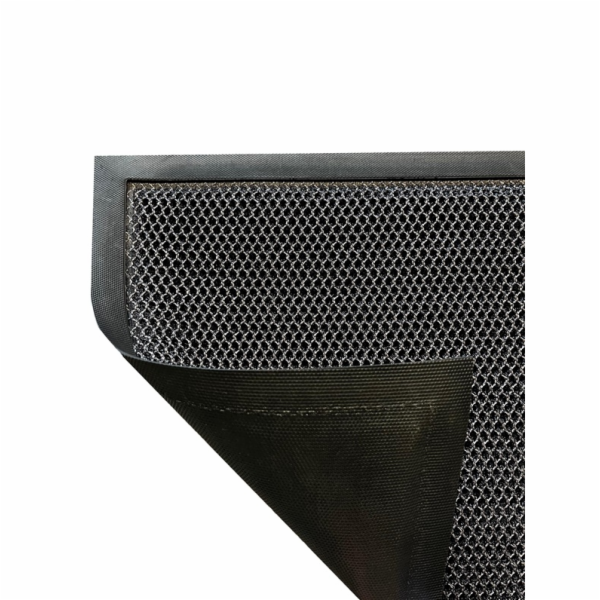 Dveřní rohož Domoletti 3D, černá, 40 cm x 60 cm x 1 cm
