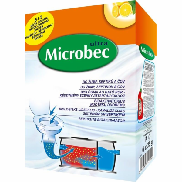 Bioaktivátor pro kanalizační jímky Bros Microbec, 0,15l