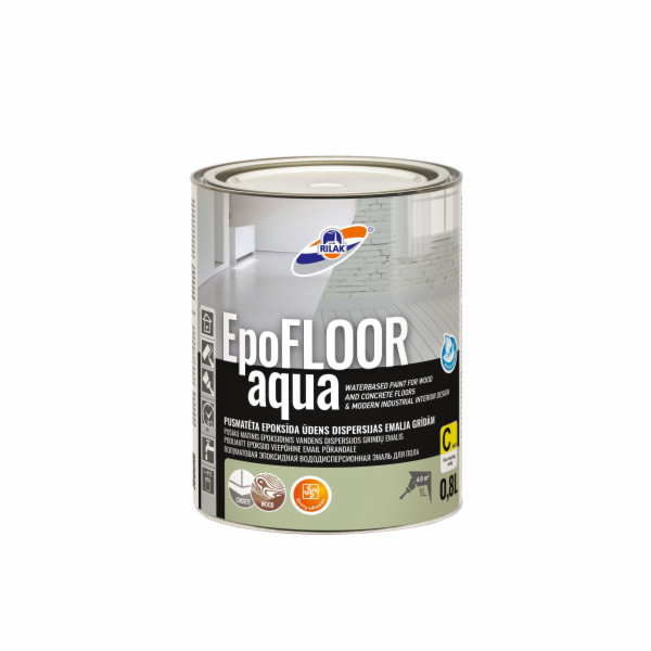 Epoxidové barvy na bázi Rilak Epofloor Aqua C 0,9L