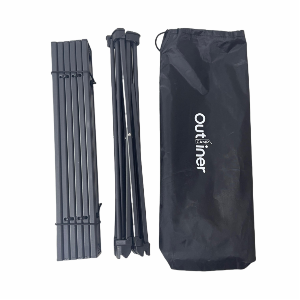 Kempingový stůl Outliner Camping, zelený, 41x34x29cm