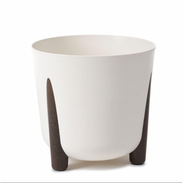 Květináč Lamela Frida 236-74, plast, O 26 cm, krém