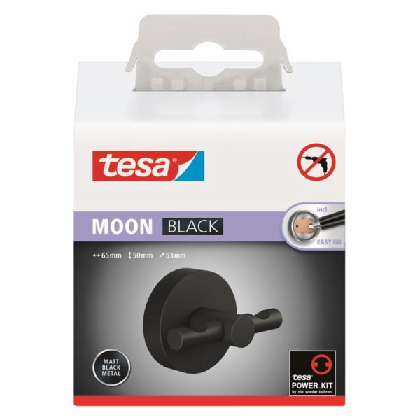 DVOJHÁČKOVÝ TESA MOON 40564 ČERNÝ
