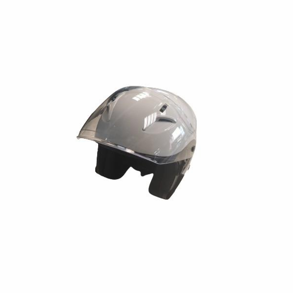 Moto přilba YM-637, M (57-58 cm), bílá