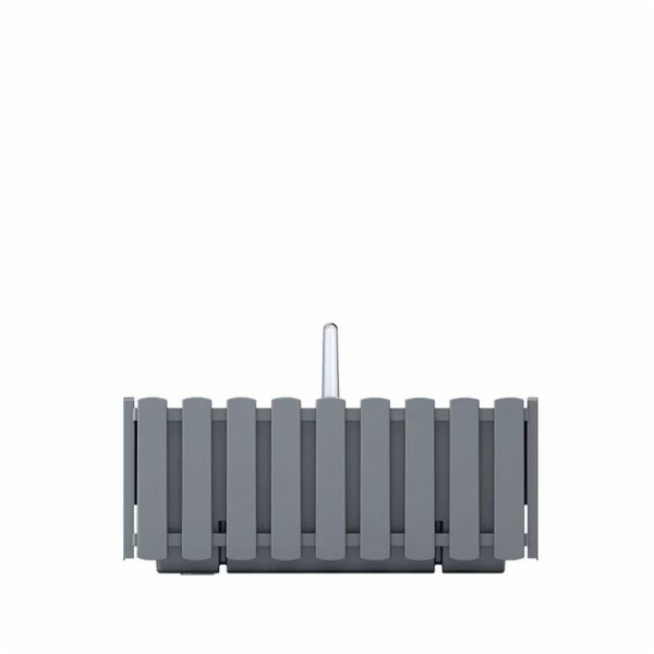 Květináč Prosperplast BOARDEE FENCYCASE W, O 38x18 cm, šedý