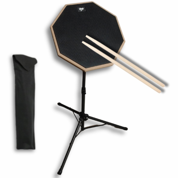 V-Tone PDS8 BK cvičný pad na bicí, černý 8