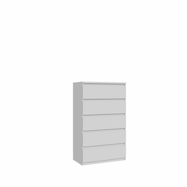 Komoda Domoletti CHLK45-U42, bílá, 42,2x77,2x128,1 cm